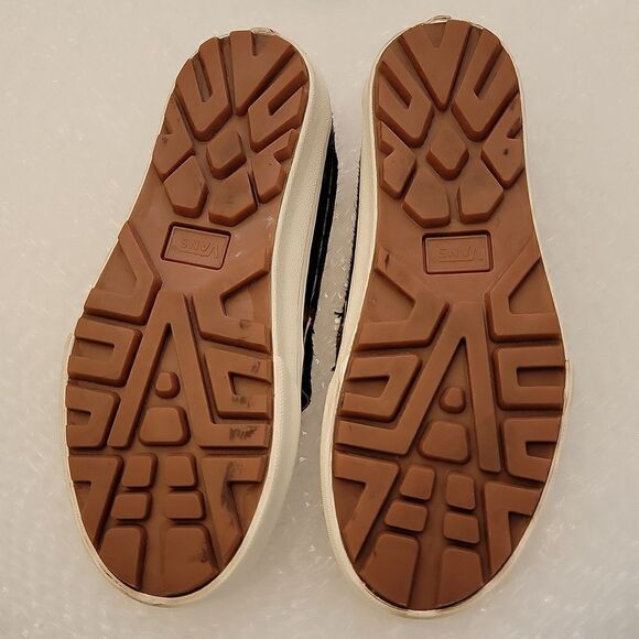 Vans Vault Style 53 Faux Calf Hair Animal / Snow White Leopard Cheetah Women 6 - Picture 9 of 17